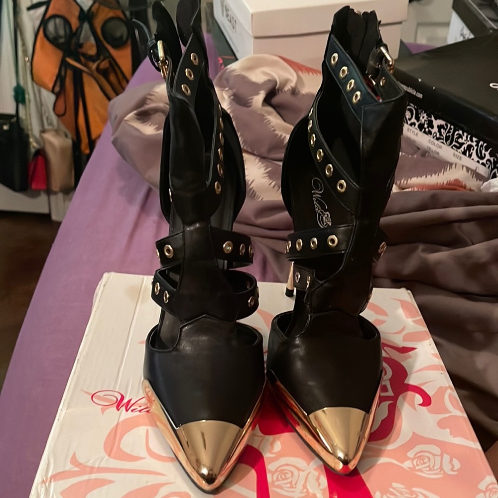 Wild Rose High Heels